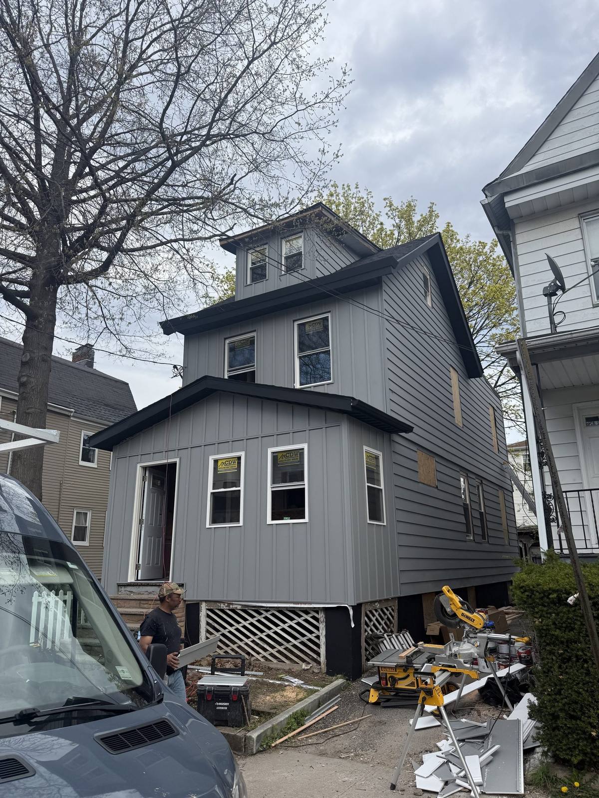 Completed home renovation by New Idea Contracting, New Jersey