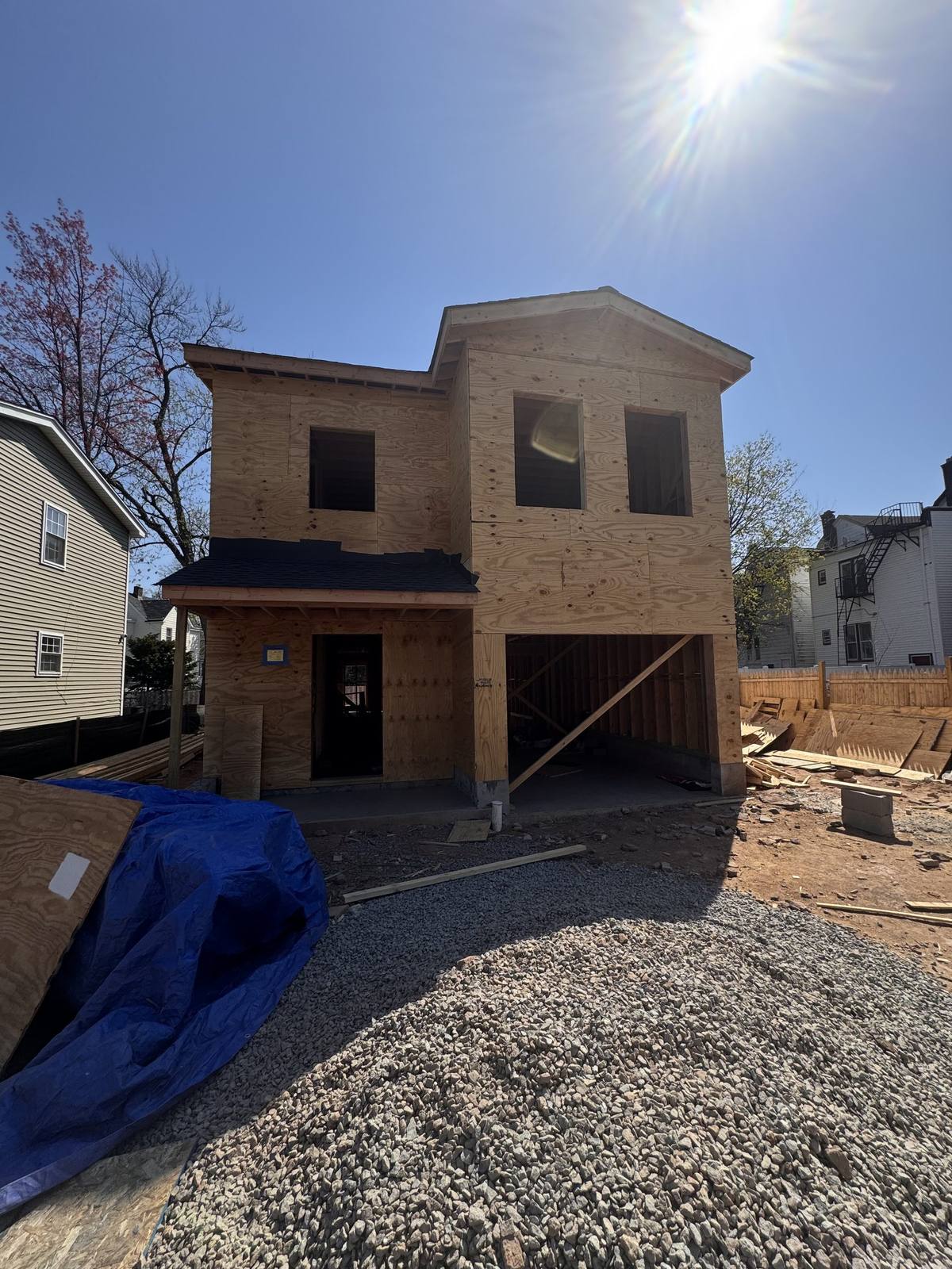 New Idea Contracting ground-up framing project